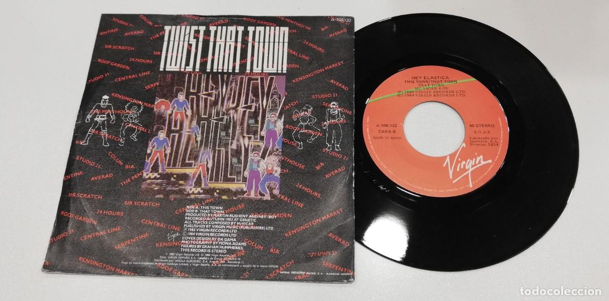 Discos de vinilo: SCO98-Hey! Elastica - This Town (7&rdquo;, Single) - Foto 2