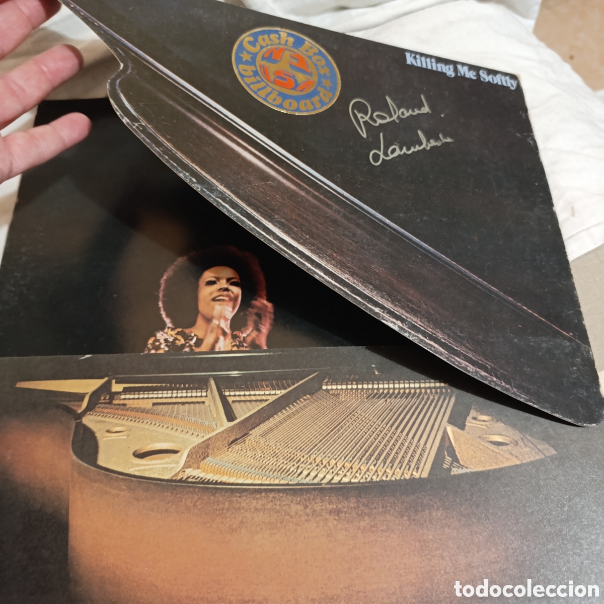 Discos de vinilo: Killing Me Softly&rdquo; de Roberta Flack, A&ntilde;o 1973,disco vinilo - Foto 3