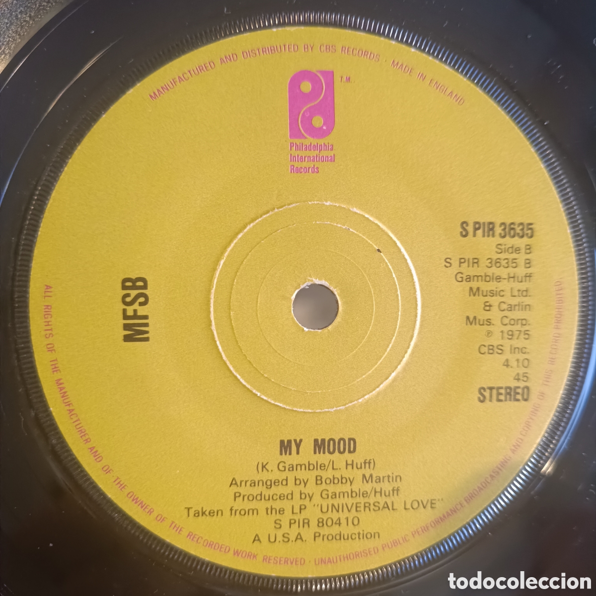 Discos de vinilo: MFSB &ndash; Lets Go Disco (7&rdquo;, Funk) - Foto 1