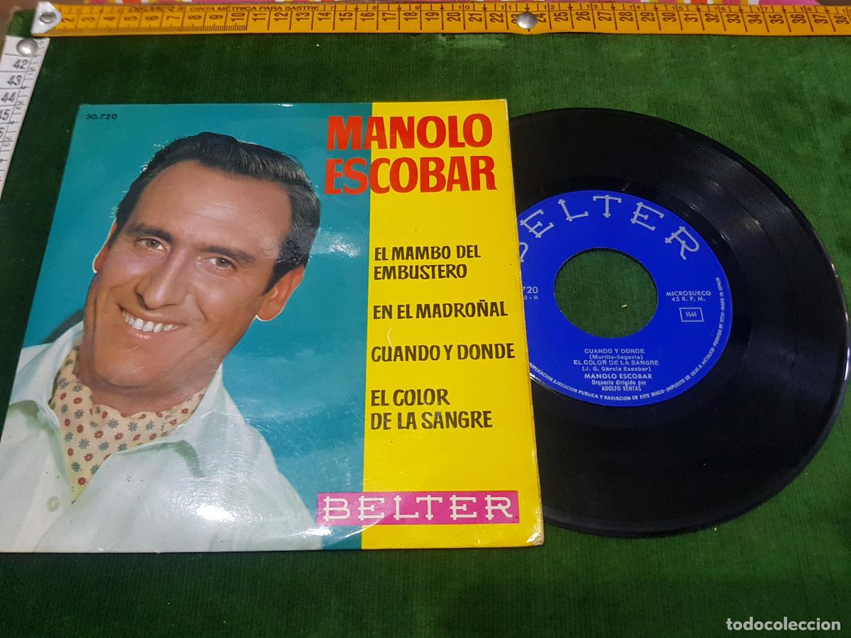 Discos de vinilo: MANOLO ESCOBAR-BELTER - Foto 1