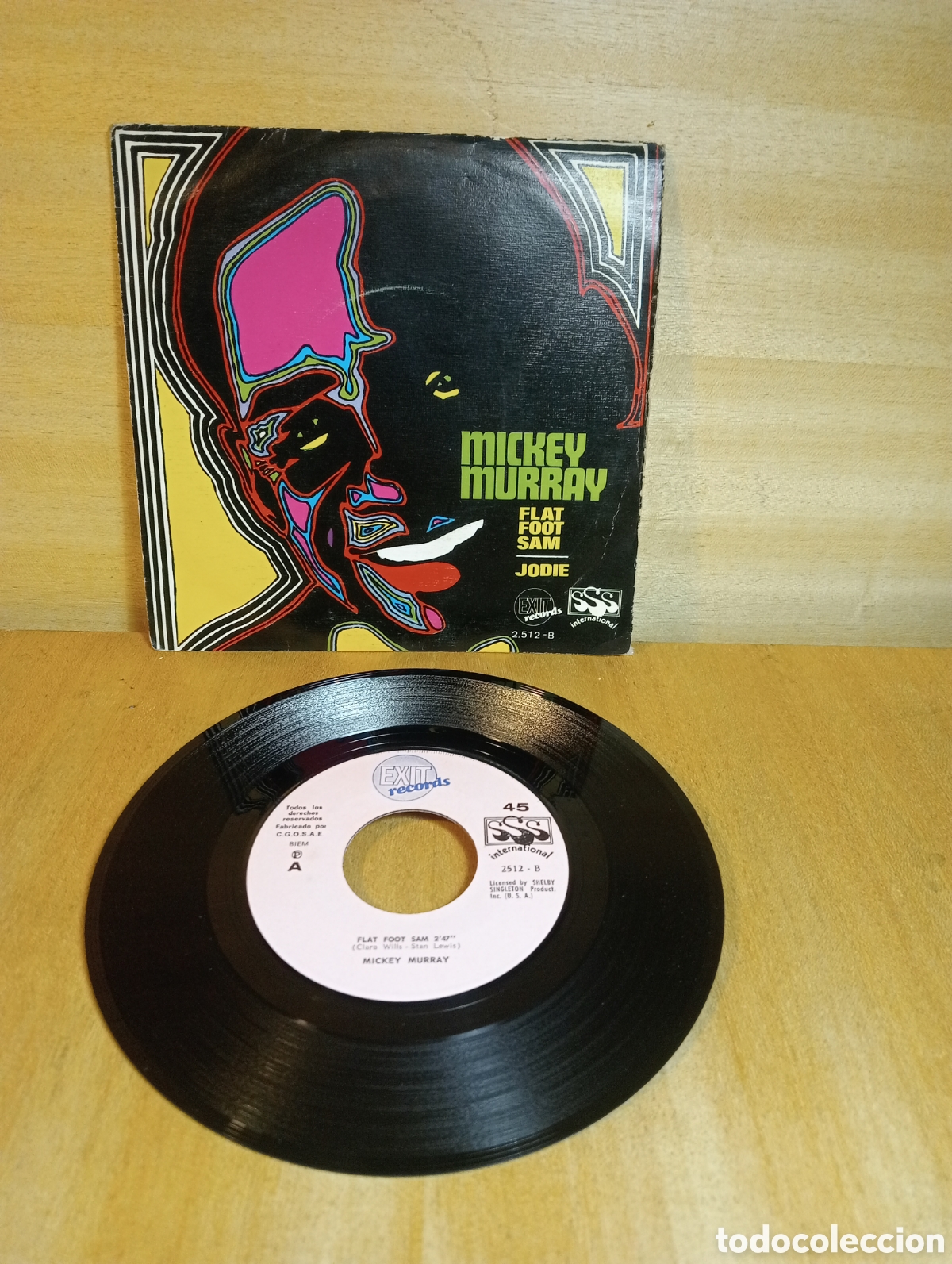 Discos de vinilo: Mickey Murray. Flat foot Sam. Jodie. - Foto 1