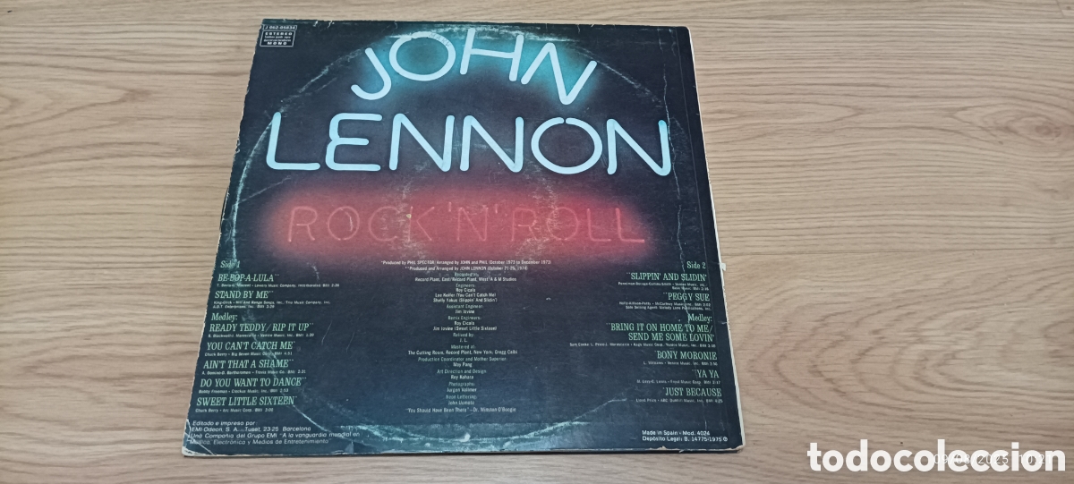 Discos de vinilo: Beatles John Lennon rocknroll lp - Foto 2
