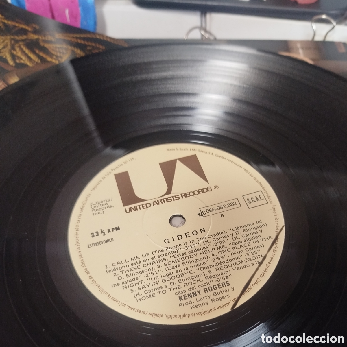 Discos de vinilo: Kenny Rogers - Gideon - Foto 3