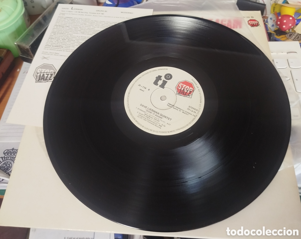Discos de vinilo: David Iiebman Quintet - Doin It again - Foto 2