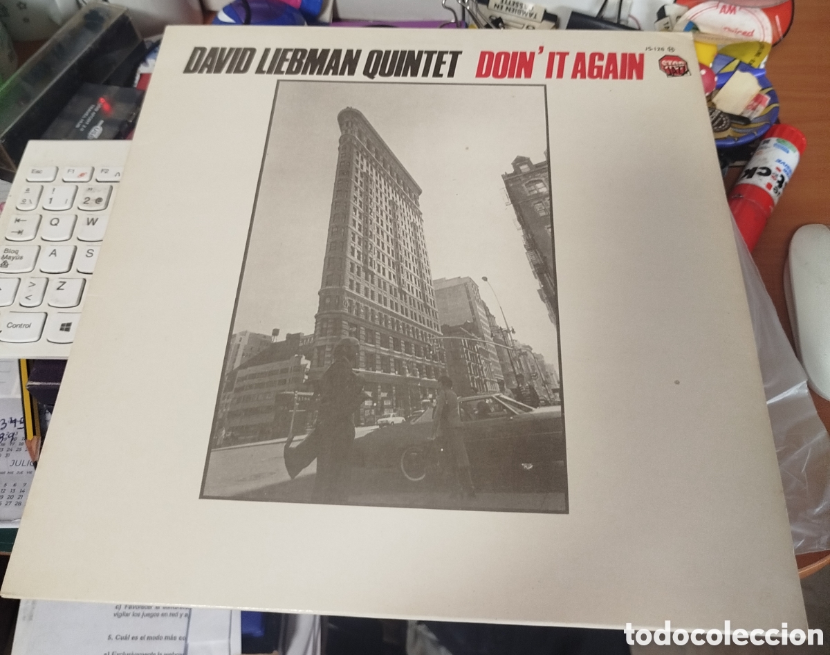 Discos de vinilo: David Iiebman Quintet - Doin It again - Foto 1