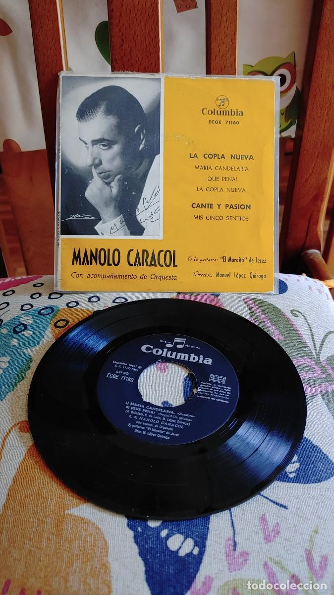 Discos de vinilo: MANOLO CARACOL-EP LA COPLA NUEVA - Foto 1