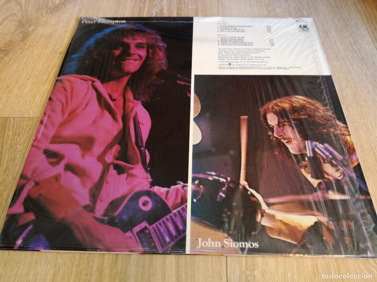 Discos de vinilo: PETER FRAMPTON-COMES ALIVE!-EDICI&Oacute;N ESPA&Ntilde;OLA-CON PARTE DEL PRECINTO ORIGINAL - Foto 2