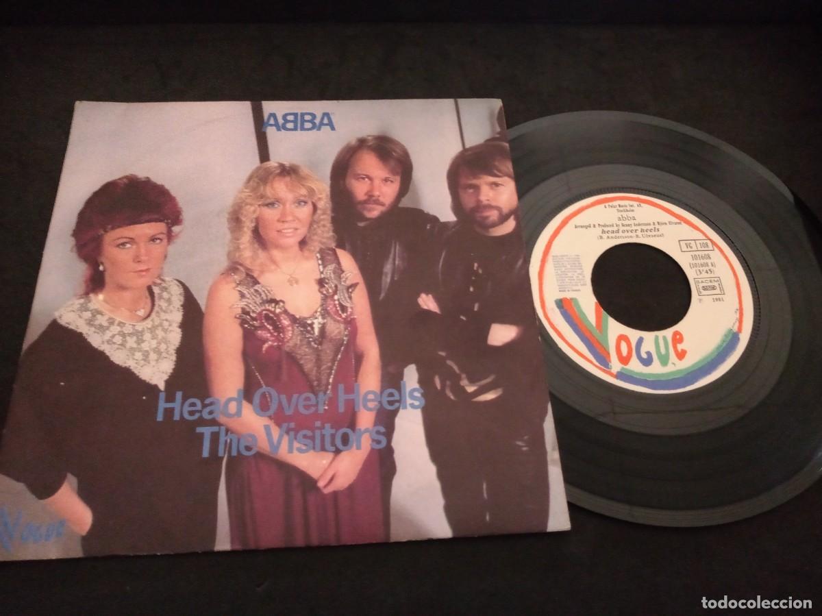 Discos de vinilo: ABBA - HEAD OVER HEELS - SINGLE EDICI&Oacute;N FRANCIA. - Foto 1