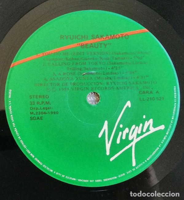 Discos de vinilo: LP Ryuichi Sakamoto - Beauty - Foto 2