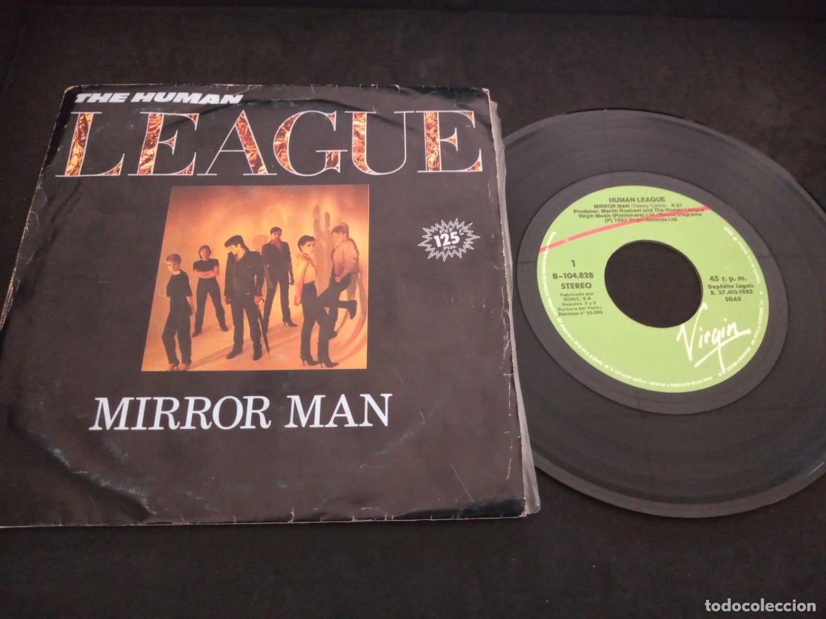Discos de vinilo: THE HUMAN LEAGUE - MIRROR MAN - SINGLE. - Foto 1