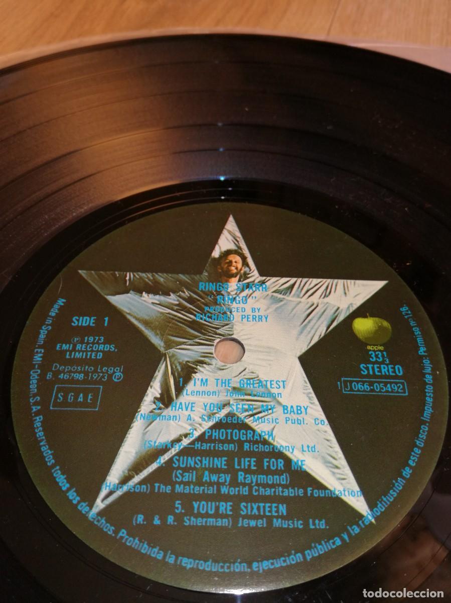 Discos de vinilo: RINGO STARR-DUIT ON MON DEI-GATEFOLD-ORIGINAL ESPA&Ntilde;OL 1973 - Foto 4