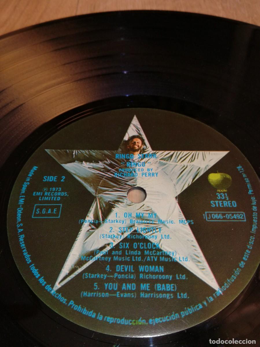 Discos de vinilo: RINGO STARR-DUIT ON MON DEI-GATEFOLD-ORIGINAL ESPA&Ntilde;OL 1973 - Foto 5