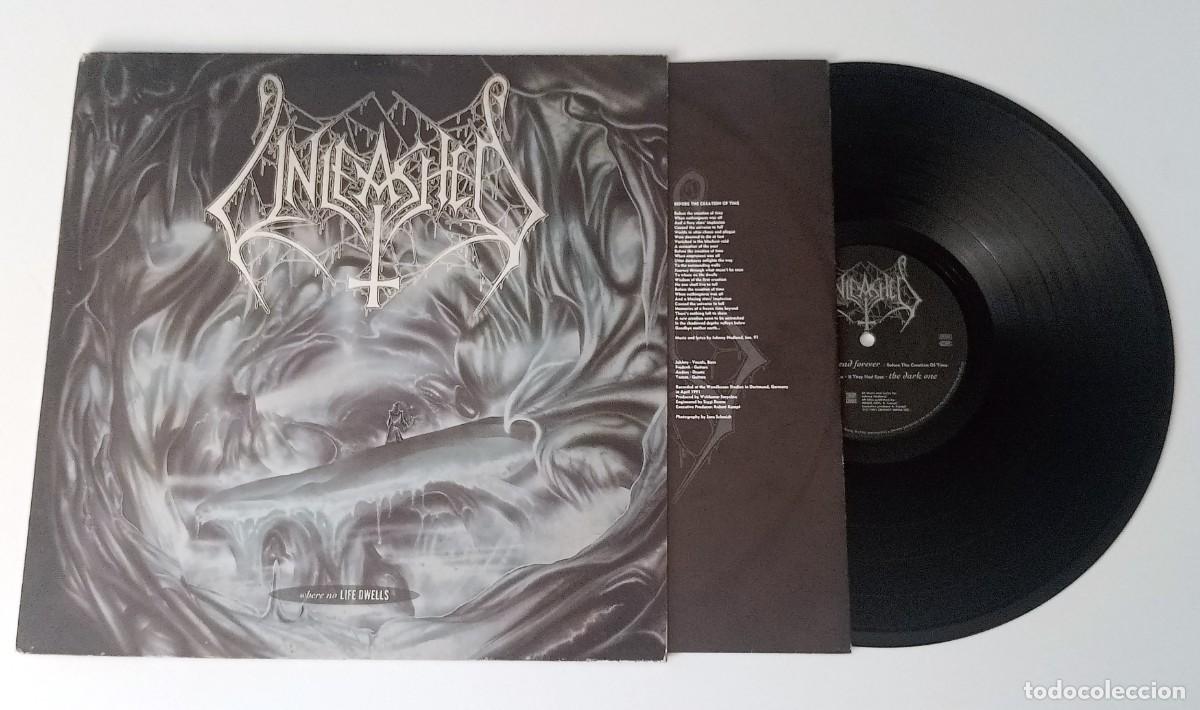 Discos de vinilo: LP UNLEASHED - WHERE NO LIFE DWELLS - Foto 3