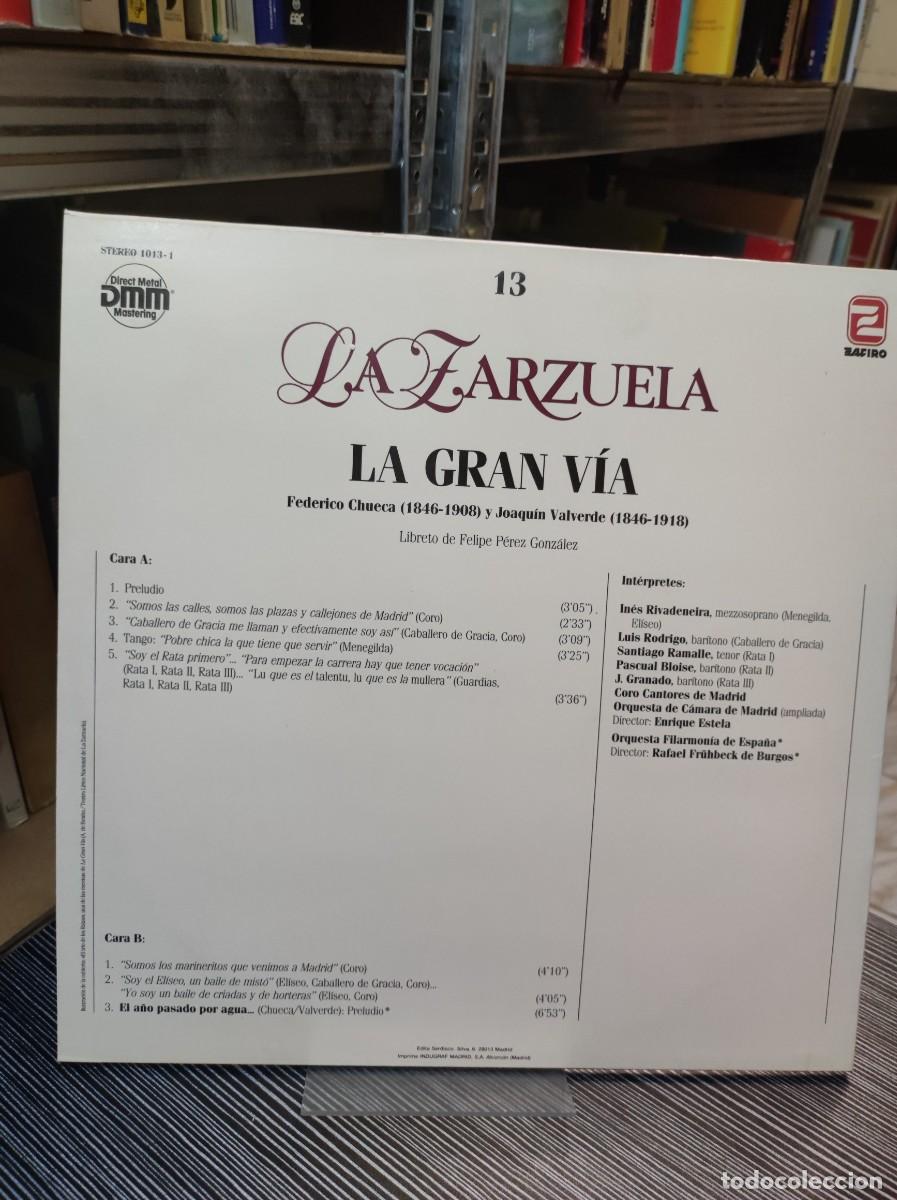 Discos de vinilo: LA ZARZUELA LA GRAN VIA - Foto 2