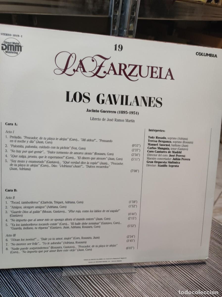 Discos de vinilo: LA ZARZUELA LOS GAVILANES - Foto 2