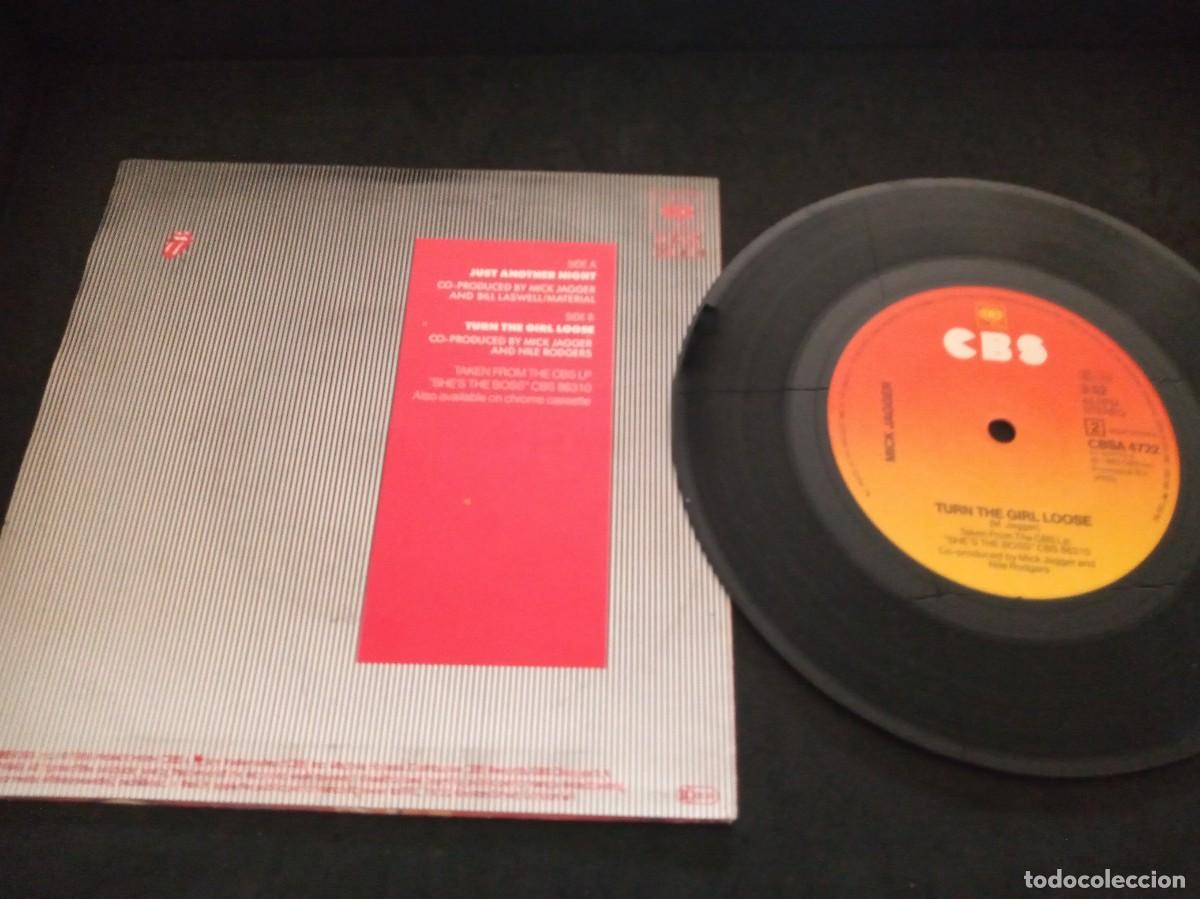 Discos de vinilo: MICK JAGGER - JUST ANOTHER NIGHT - SINGLE. - Foto 2