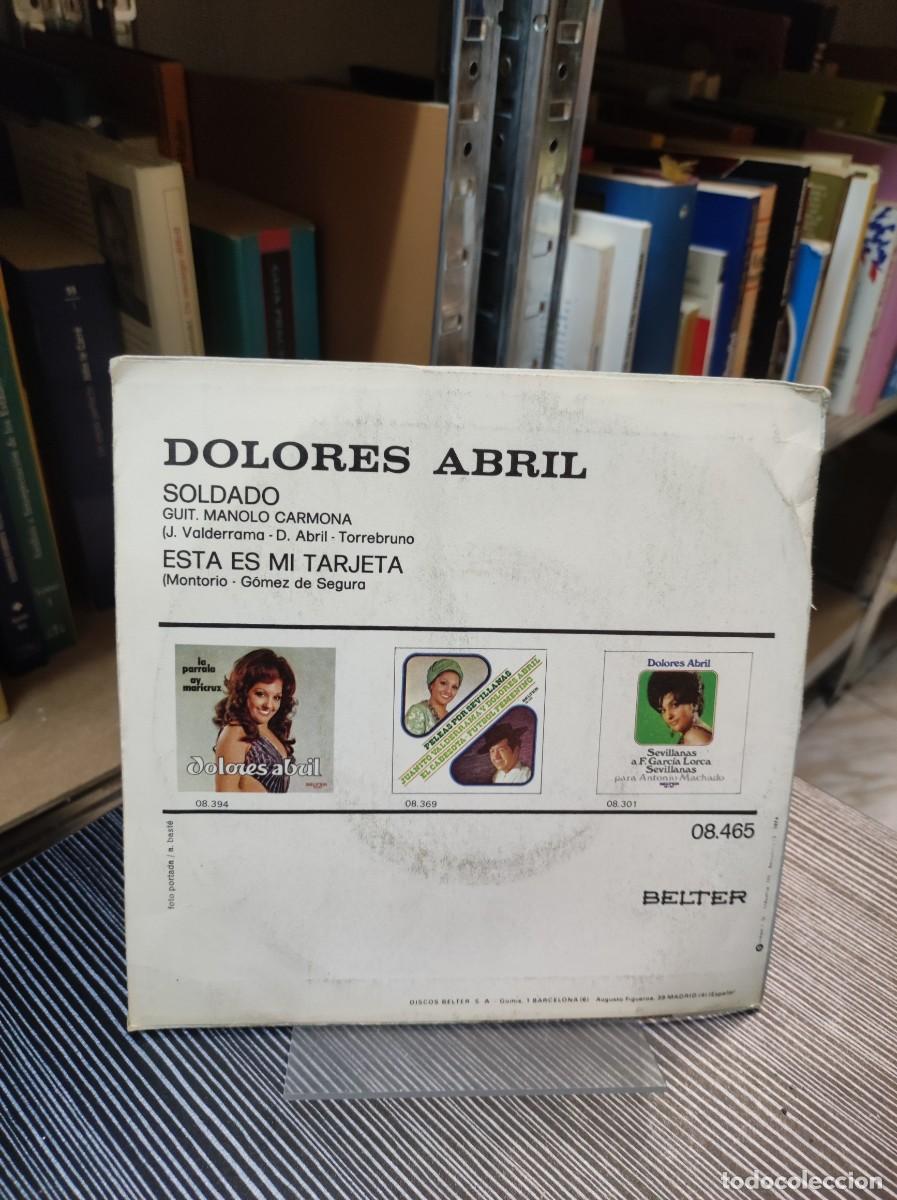 Discos de vinilo: Dolores Abril &ndash; Soldado - Foto 2