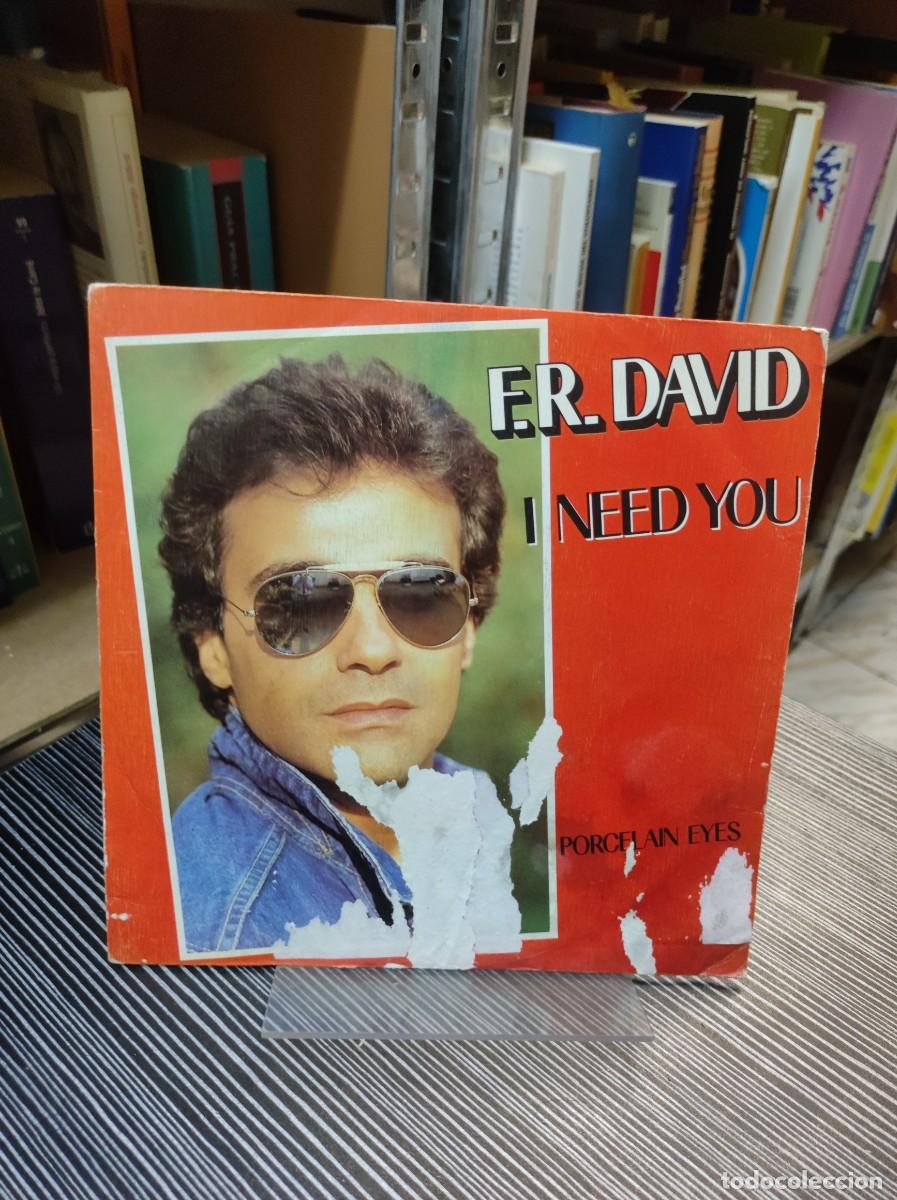 Discos de vinilo: F.R. David &ndash; I Need You - Foto 1