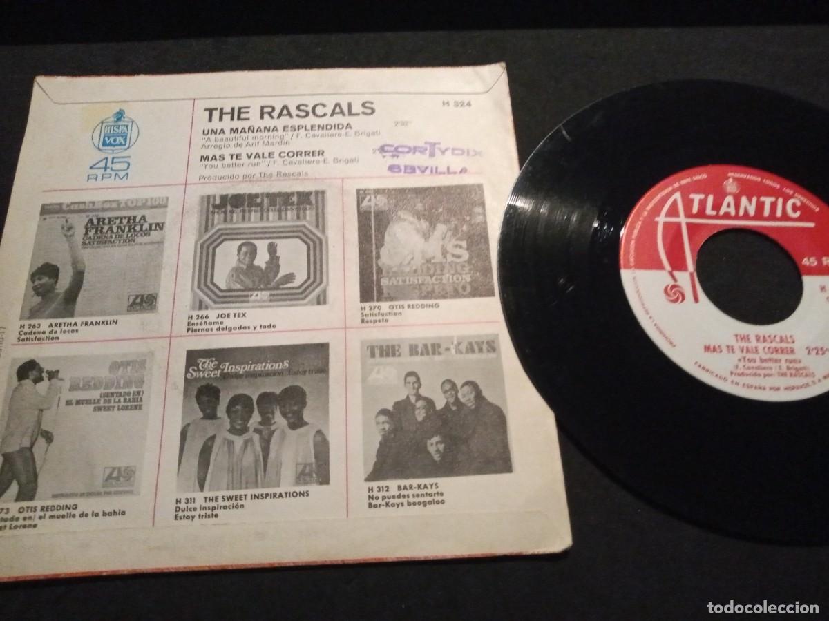 Discos de vinilo: THE RASCALS - UNA MA&Ntilde;ANA ESPLENDIDA - SINGLE. - Foto 2