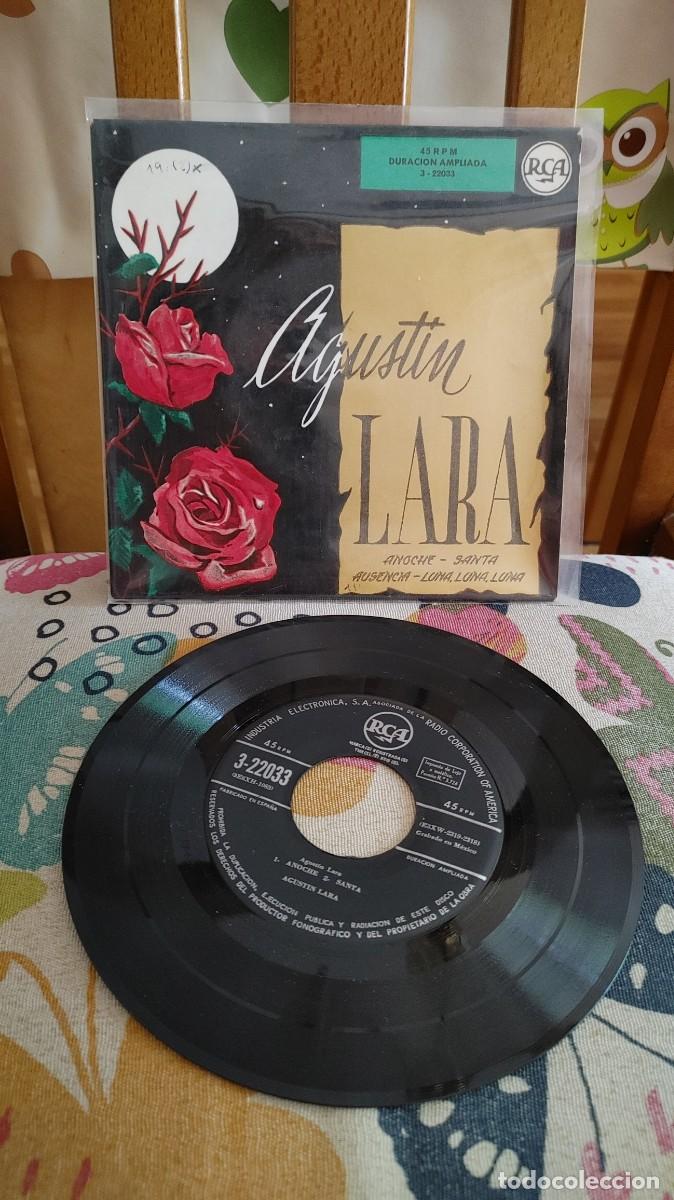 Discos de vinilo: AGUSTIN LARA-EP ANOCHE +3 - Foto 1