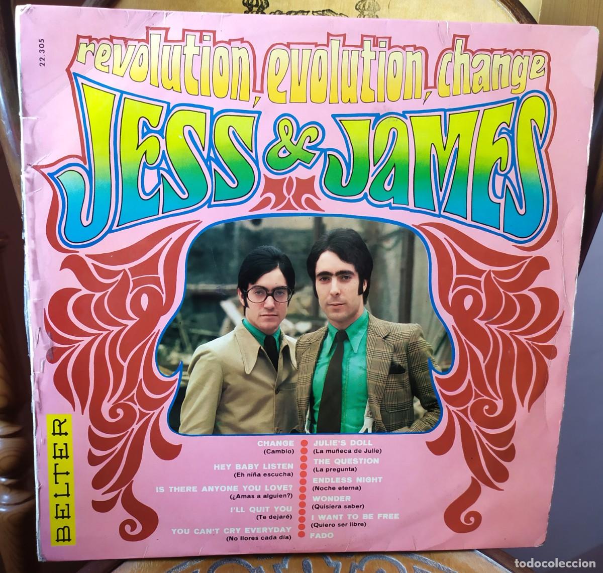 Discos de vinilo: JESSY & JAMES. REVOLUTION, EVOLUTION, CHANGE. BELTER 22.305. 1969. - Foto 1