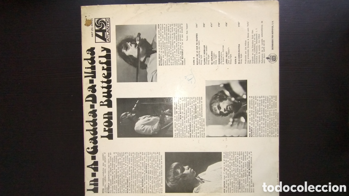 Discos de vinilo: Iron butterfly in a gadda da vida - Foto 2