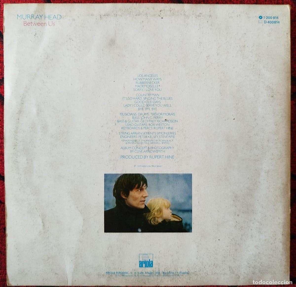 Discos de vinilo: MURRAY HEAD ** Between Us ** VINILO LP 1979 - Foto 2