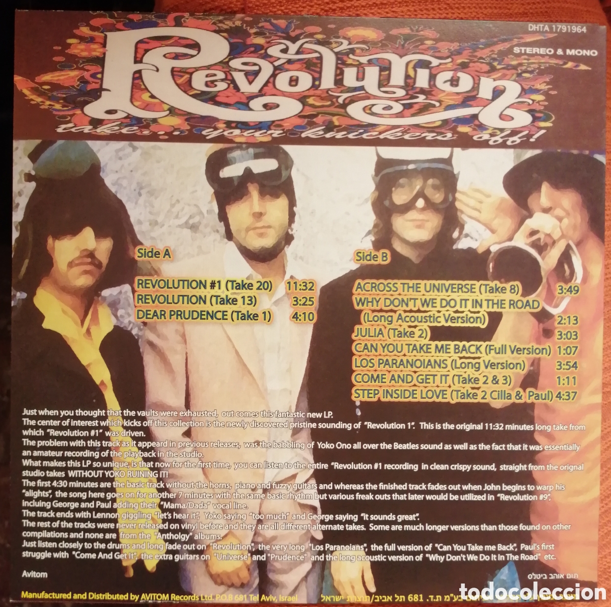 Discos de vinilo: The Beatles - Revolution take your knickers off - Foto 2