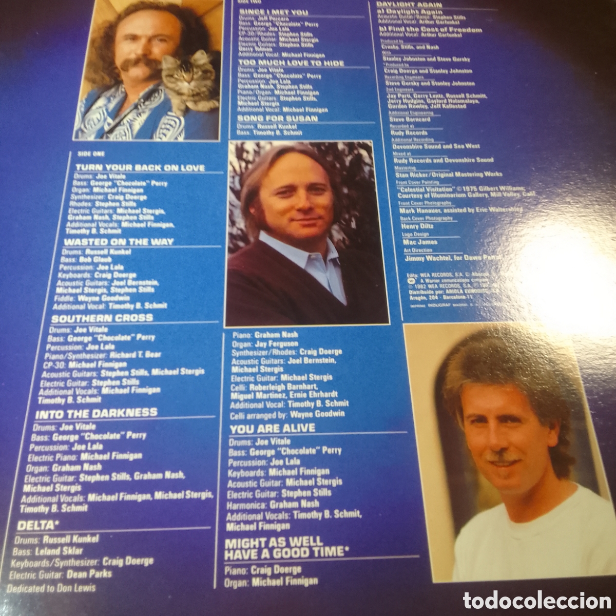 Discos de vinilo: CROSBY STILLS AND NASH DAYLIGHT AGAIN - Foto 3