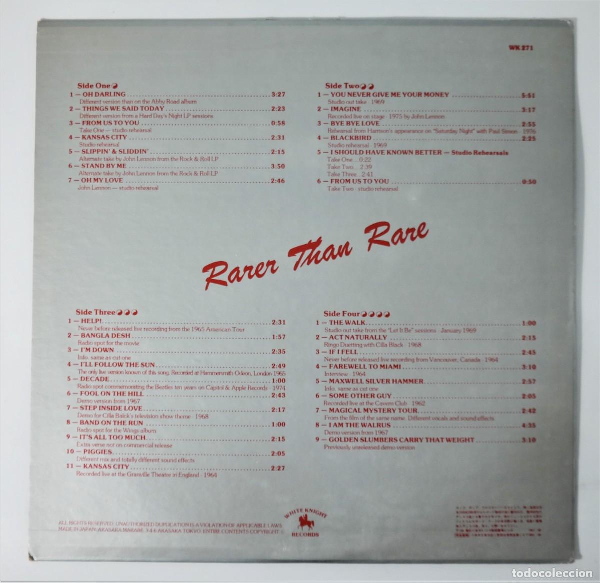 Discos de vinilo: The Beatles &lrm;&ndash; Rarer Than Rare - Foto 7