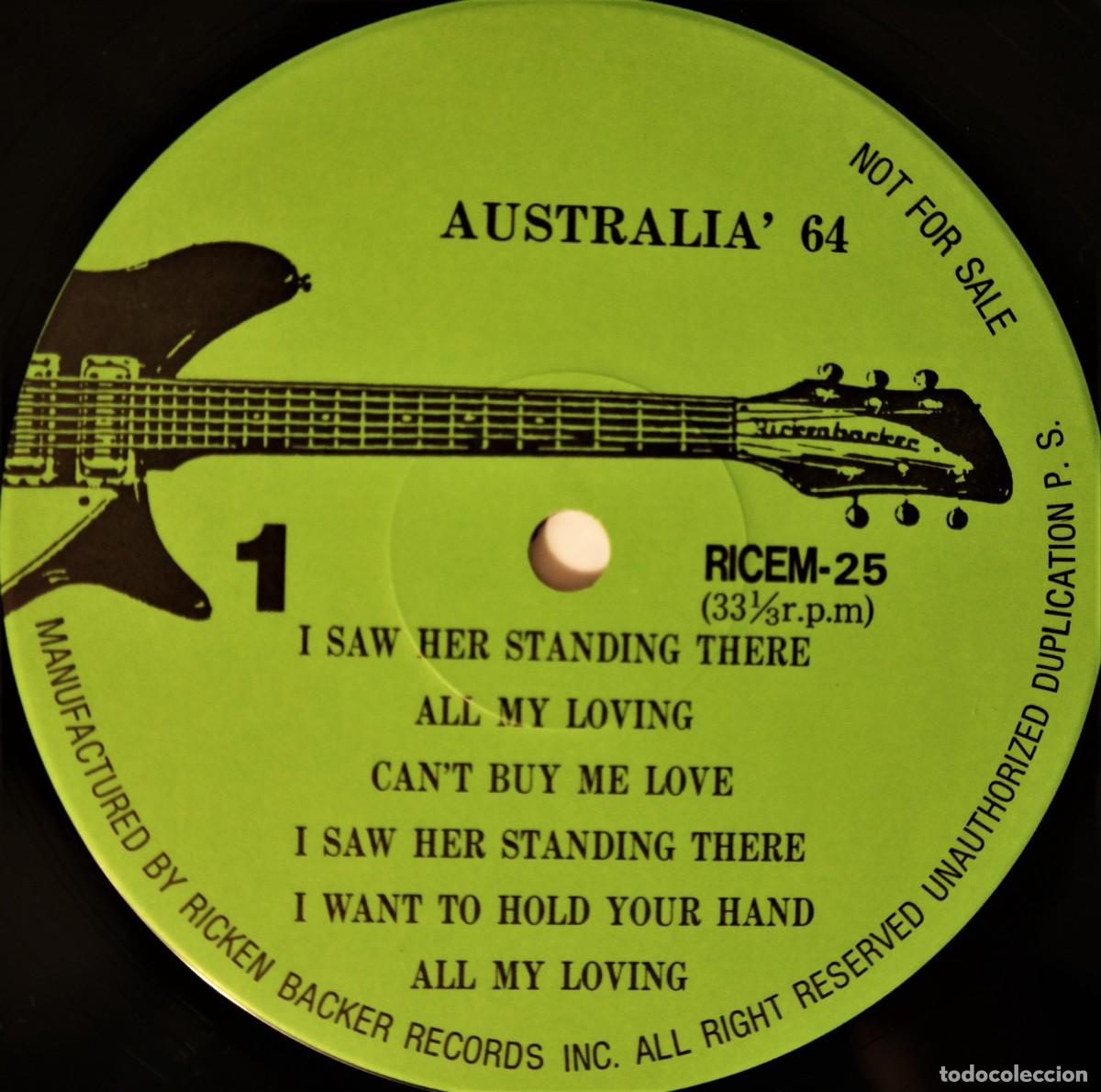 Discos de vinilo: The Beatles &lrm;&ndash;Australia 64 - Foto 4
