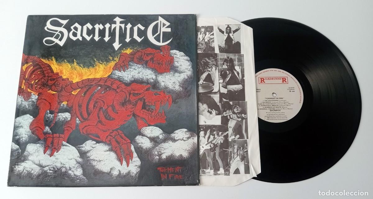 Discos de vinilo: LP SACRIFICE - TORMENT IN FIRE - Foto 3