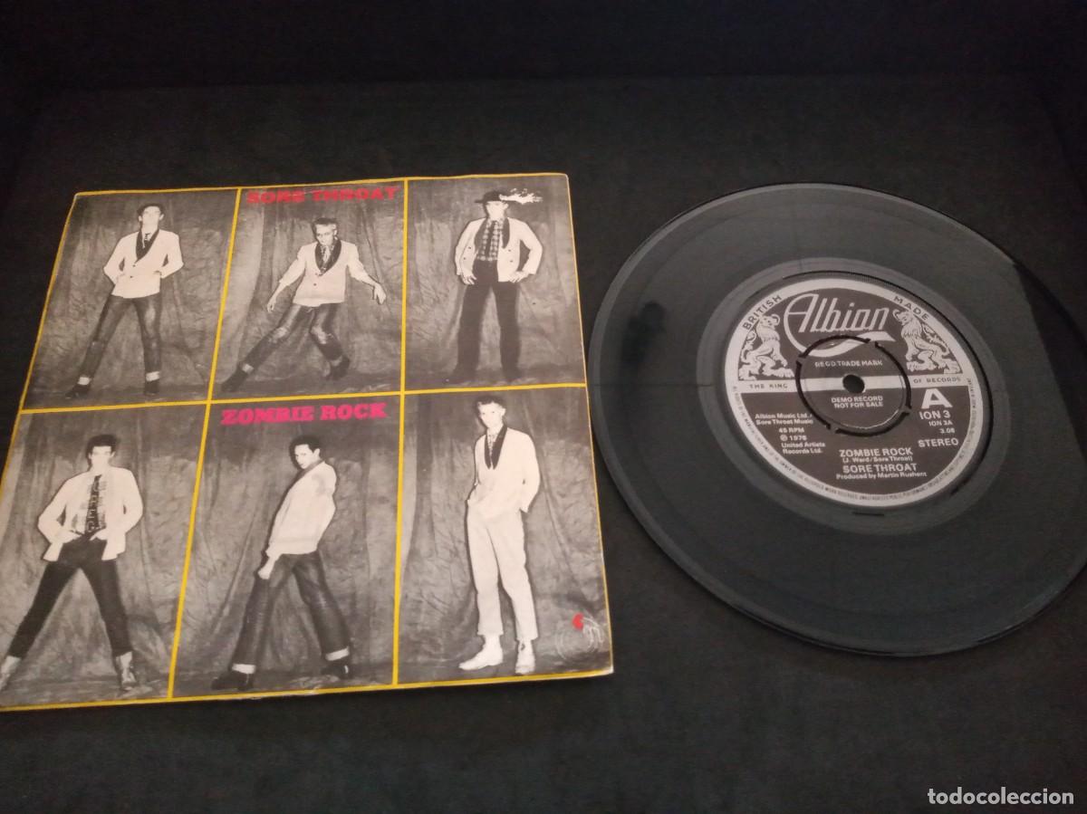 Discos de vinilo: SORE THROAT - ZOMBIE ROCK - SINGLE - Foto 1
