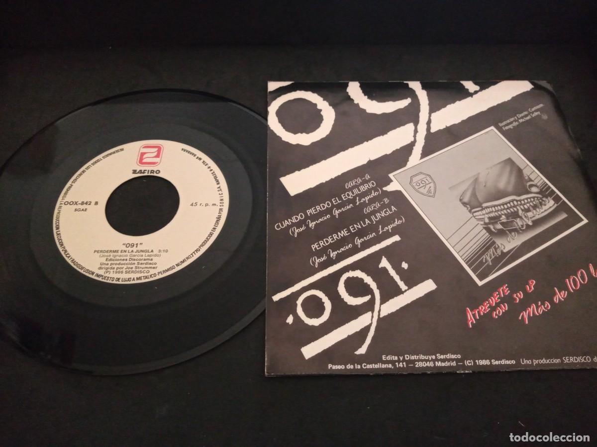 Discos de vinilo: 091 - CUANDO PIERDO EL EQUILIBRIO - SINGLE - Foto 2