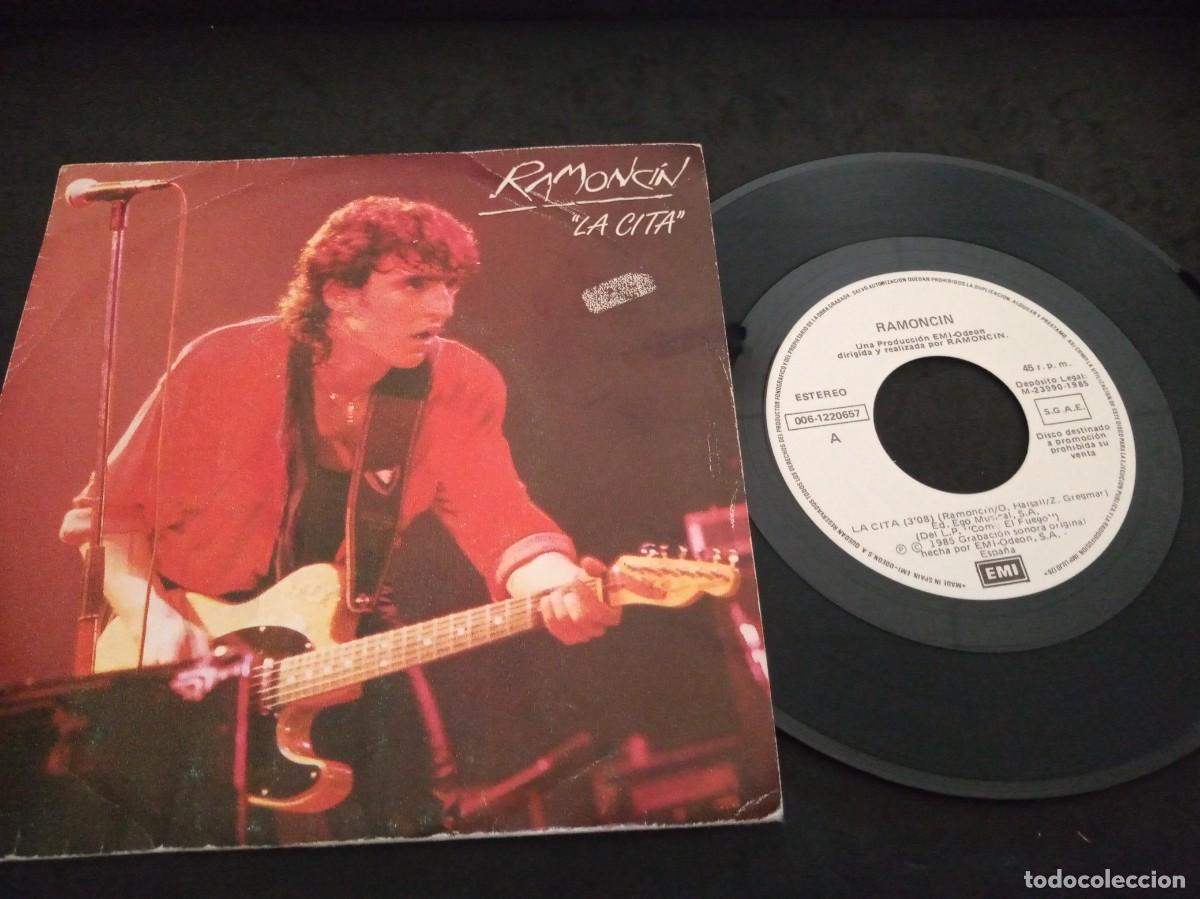 Discos de vinilo: RAMONCIN - LA CITA - PROMO SINGLE - Foto 1