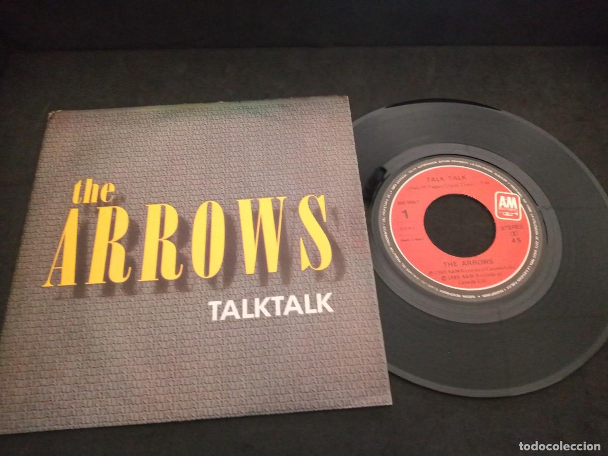 Discos de vinilo: THE ARROWS - TALK TALK - SINGLE - Foto 1