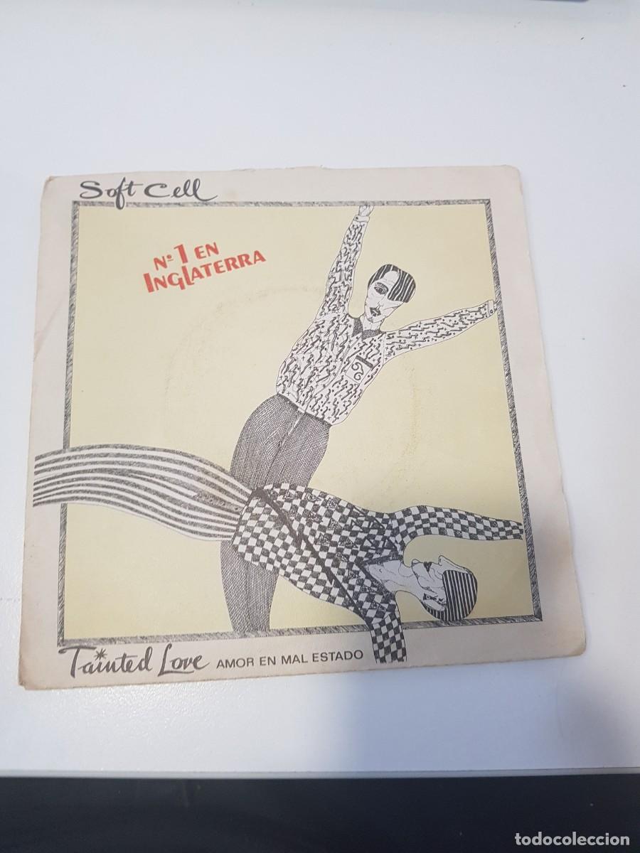 Discos de vinilo: Vinilo Single SOFT CELL TAINTED LOVE - Foto 1