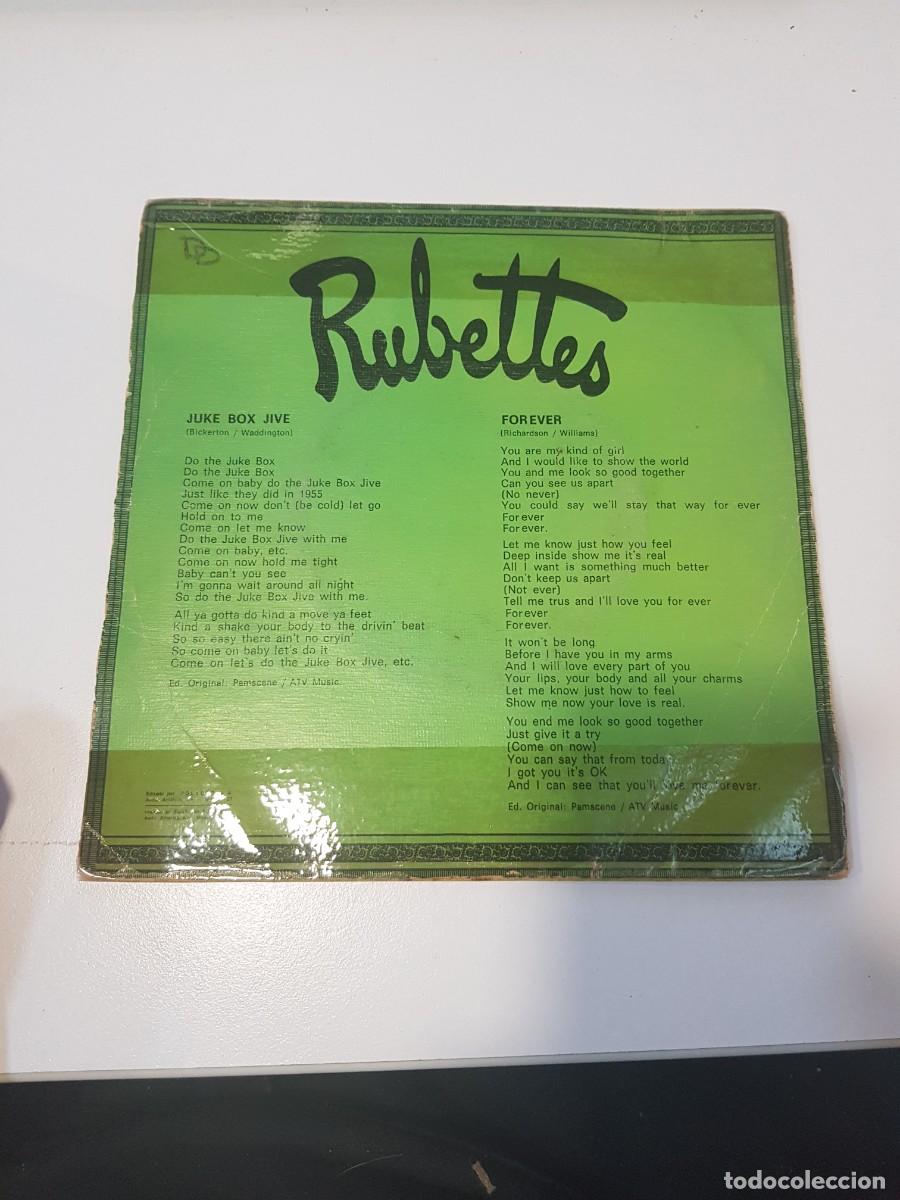 Discos de vinilo: Vinilo Single RUBETTES FOREVER JUKE BOX - Foto 2