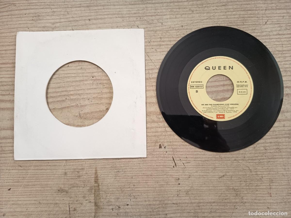 Discos de vinilo: Queen - We Are The Champions - Live Version - Single - Foto 2