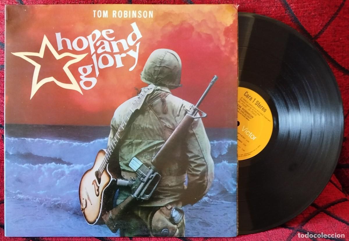 Discos de vinilo: TOM ROBINSON ** Hope And Glory ** VINILO LP 1984 - Foto 1