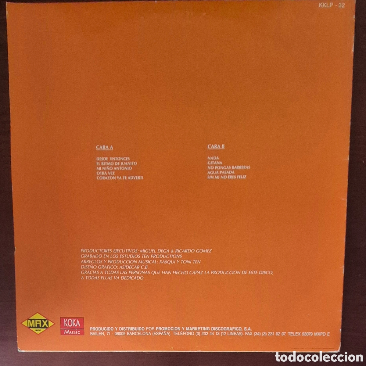 Discos de vinilo: LP - CHAVOS - DESDE ENTONCES - Foto 2