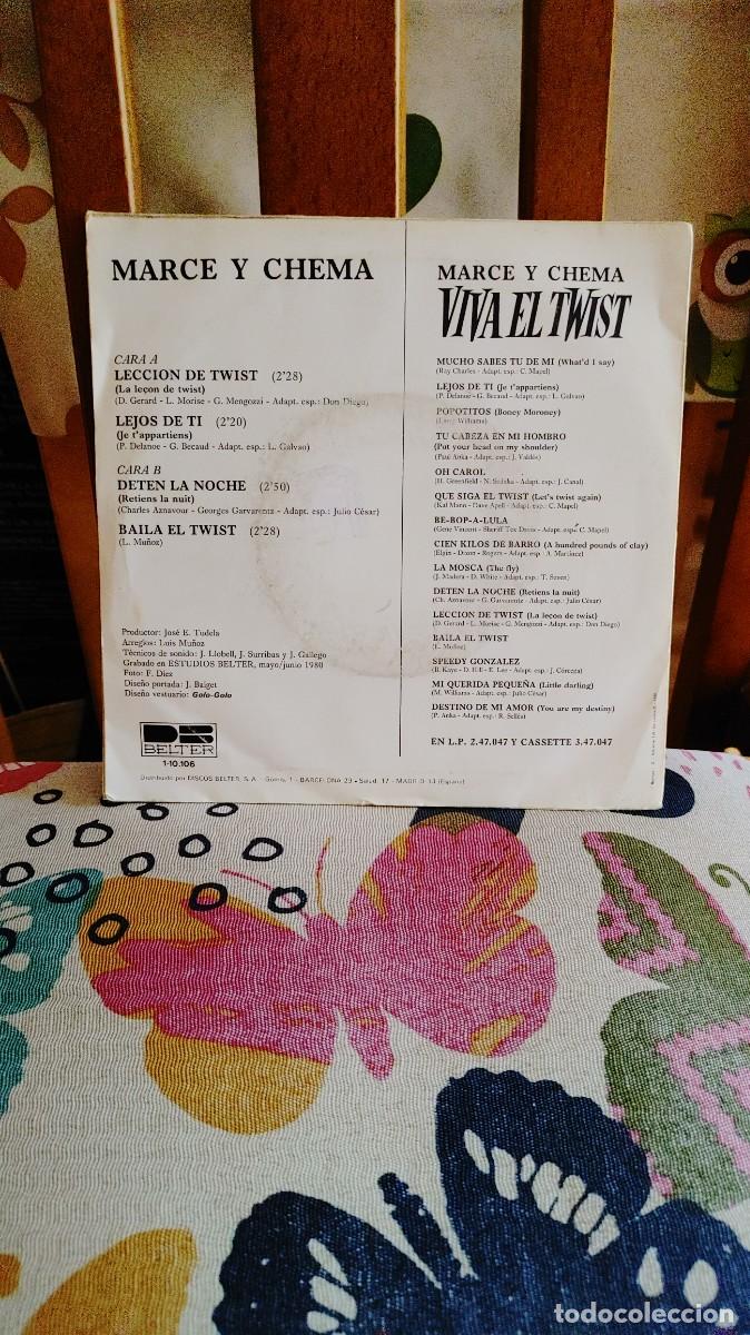 Discos de vinilo: MARCE Y CHEMA-EP LECCION DE TWIST +3 - Foto 2