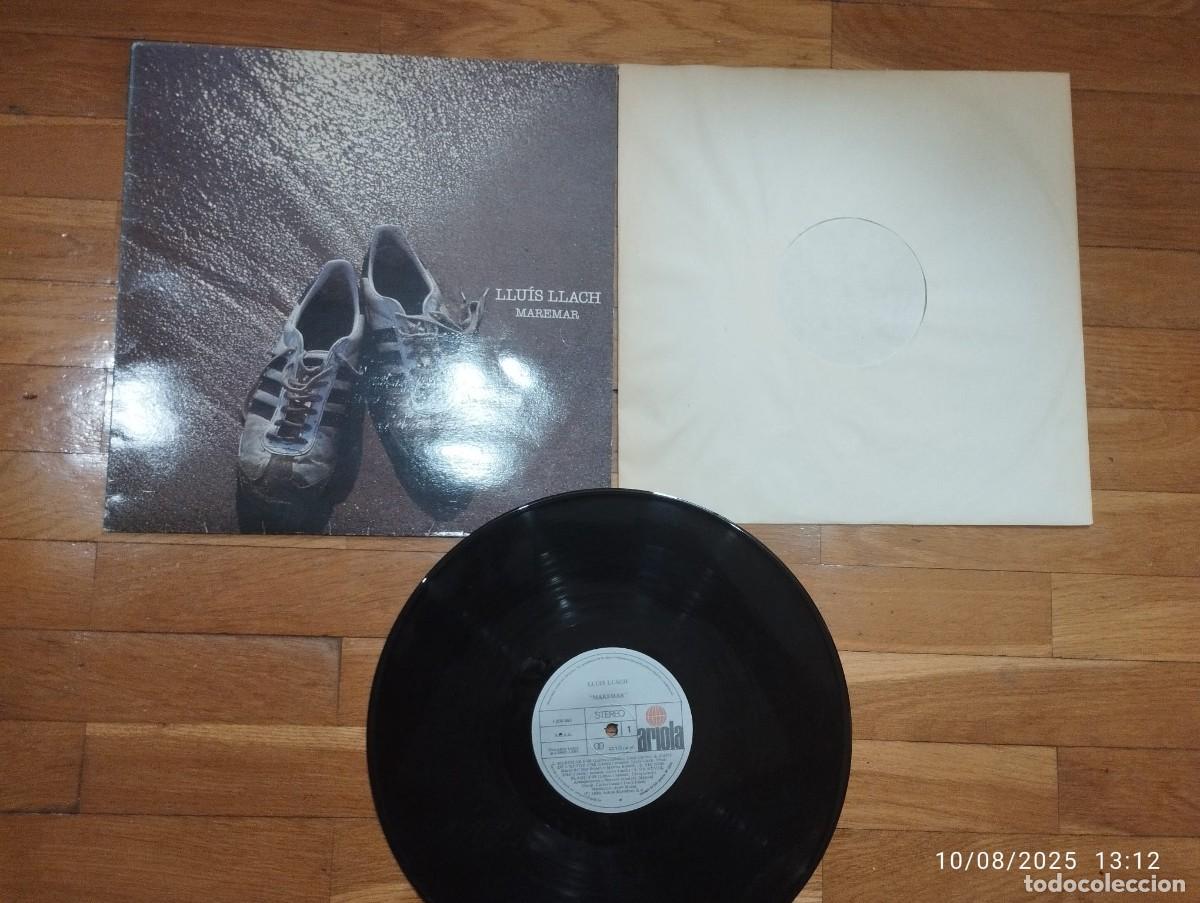 Discos de vinilo: LP - LLUIS LLAACH - MAREMAR - ARIOLA 1985 - Foto 1