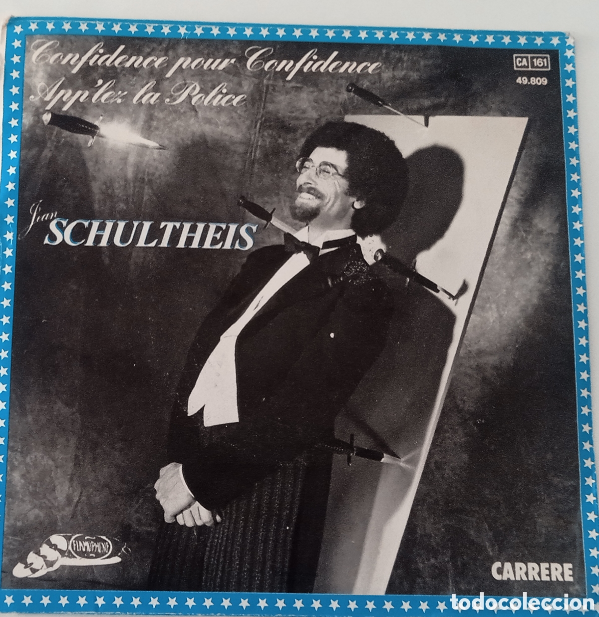 Discos de vinilo: JEAN SCHULTHEIS - Confidence pour Confidence (1981) single - Foto 1