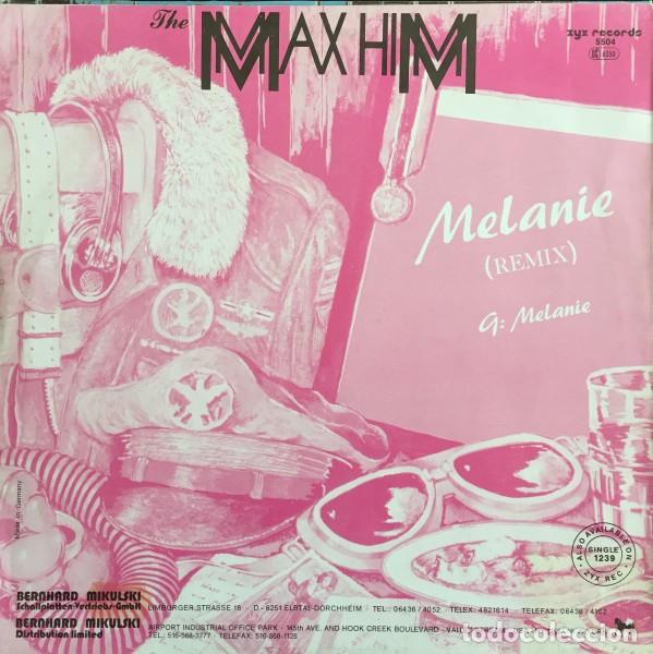 Discos de vinilo: The Max Him &ndash; Melanie (Remix)-GERMANY-1986-MAXI SINGLE - Foto 2