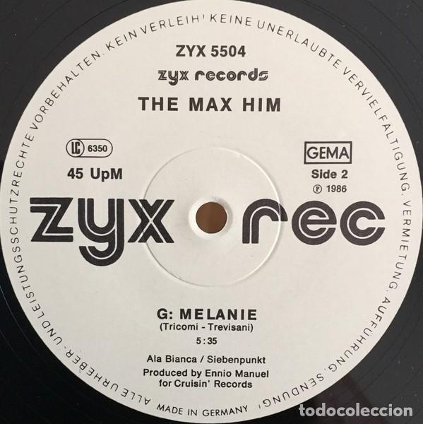 Discos de vinilo: The Max Him &ndash; Melanie (Remix)-GERMANY-1986-MAXI SINGLE - Foto 4