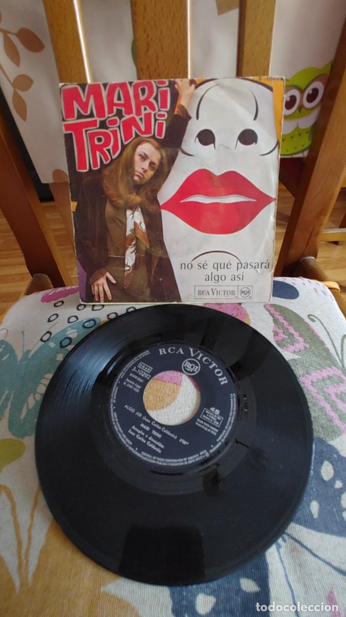 Discos de vinilo: MARI TRINI-SINGLE NO SE QUE PASARA - Foto 1