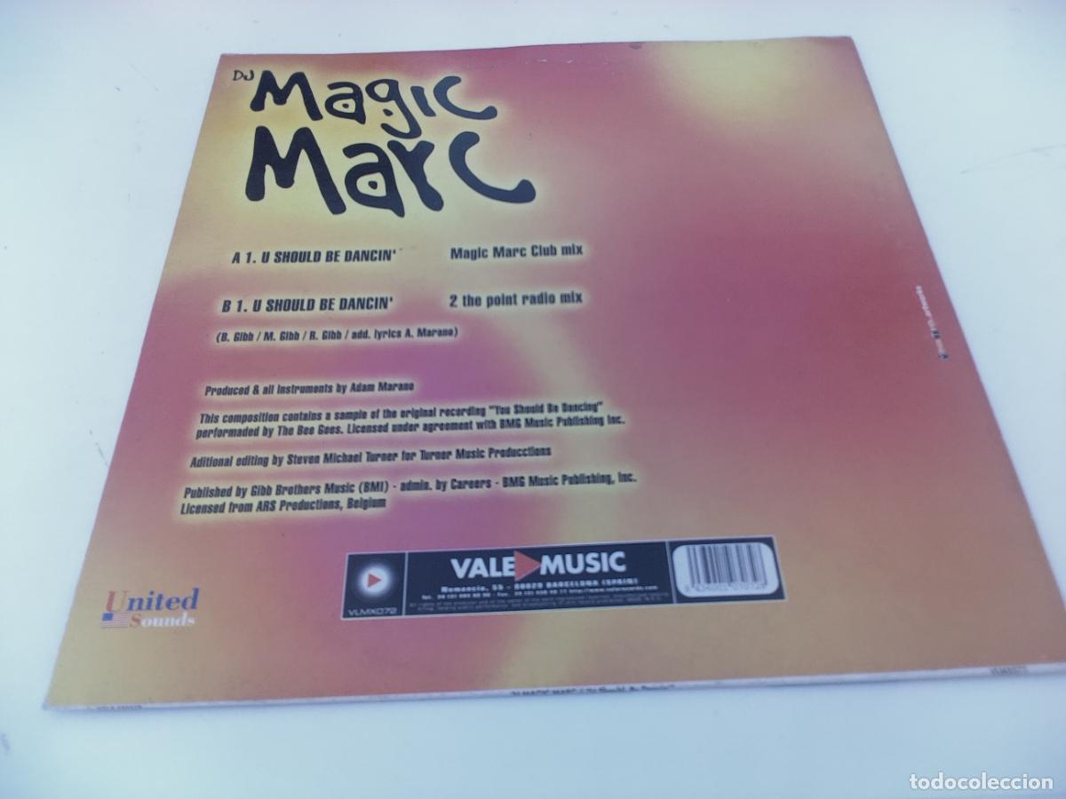 Discos de vinilo: Dj Magic Marc-u should be dancin.maxi - Foto 2