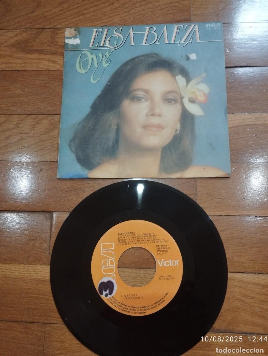 Discos de vinilo: SINGLE - ELSA BAEZA - OYE - 1985 - Foto 1
