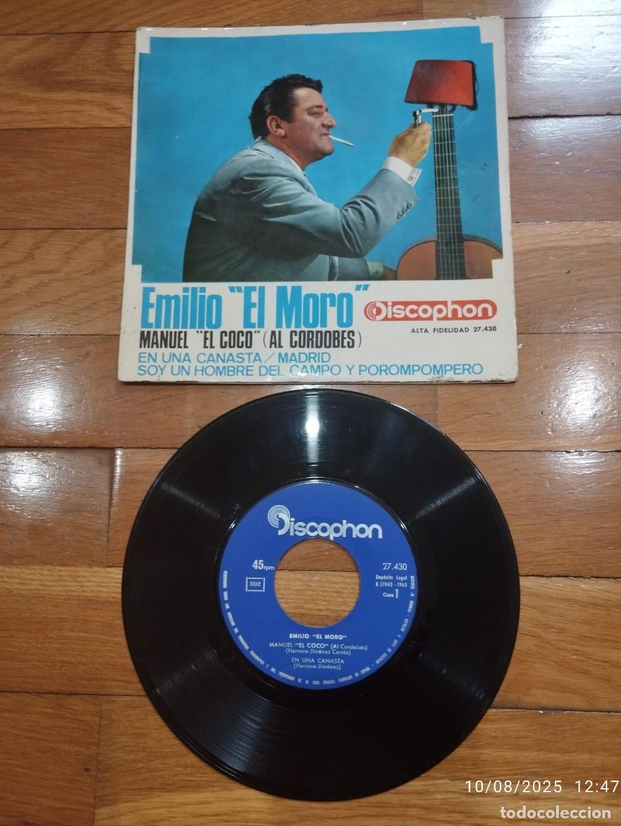 Discos de vinilo: EP - EMILIO EL MORO - MANUEL &rdquo; EL COCO &rdquo; - 1965 - Foto 1